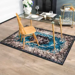 Traditioneller Teppich für Wohnzimmer Ästhetischer Teppich 230 x 160 cm