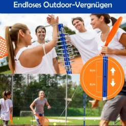 Tragbares Tetherball-Set 3-stufig höhenverstellbares Set mit Ball Twistball Set