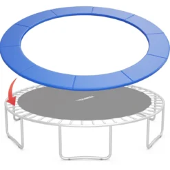 Trampolinmatratze 366cm x 366cm x 10cm Trampolin Übung Fitness Trampolin Polster Blau