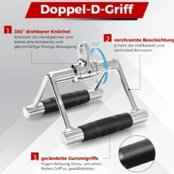Trizeps-Kabelzug Nach Unten Drücken 4 teiliges Gewicht Maschinenzubehör mit Trizepsseil