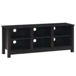 TV-Ständer mit 2 Regalfächern passend für 60 Zoll Fernseher 135 x 39,5 x 54 cm Dunkelbraun