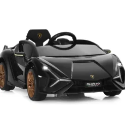 12V Kinderauto mit Fernbedienung Kinderfahrzeug für Kinder 108 x 64 x 41 cm Schwarz