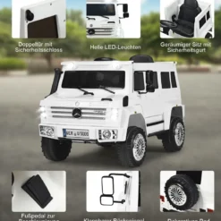 12V Kinderauto mit 2,4G Fernbedienung & 2 Geschwindigkeiten