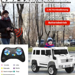 12V Kinderauto mit 2,4G Fernbedienung & 2 Geschwindigkeiten