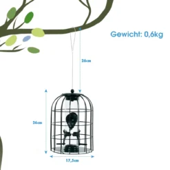 Vogelfutterspender Eichhörnchensicher Futtersäule Hängende Vogelfutterstation Vogelhaus Vogelfutterspender Futterhaus