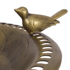 Vogelfutterstation Vogel Feeder Futterstation Vogelfutterspender stand 50 x 76 cm Bronze