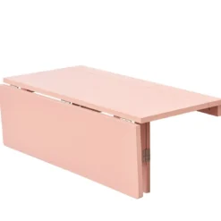 Wandmontierter Klapptisch Klapptisch für kleine Räume 80 x 60 cm Rosa