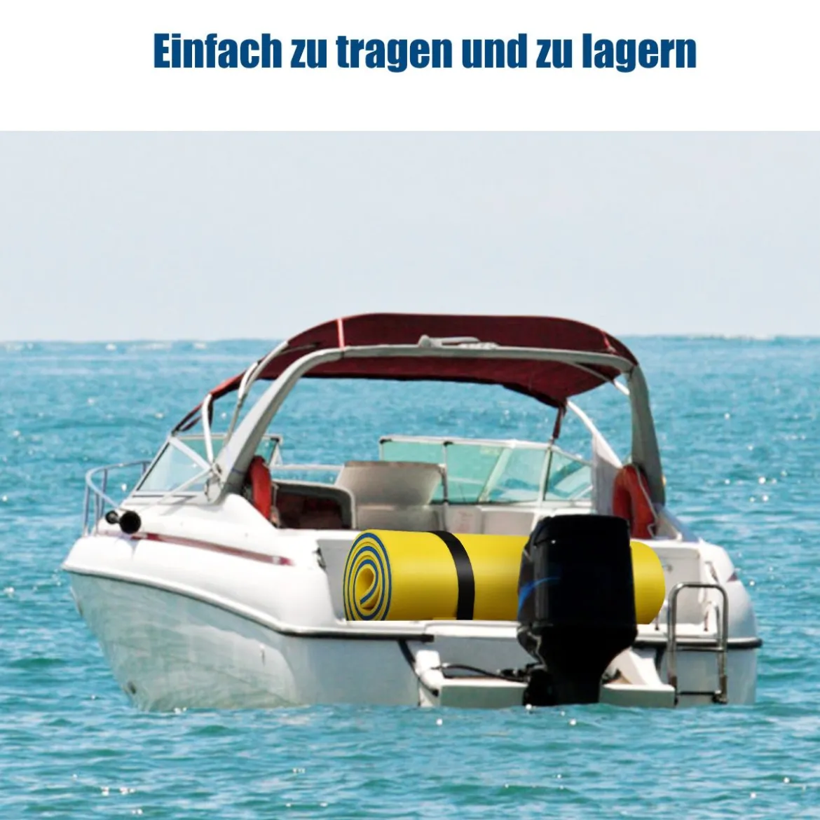 Wassermatte Schwimmmatte Wasserbett Wassermatratze Schwimminsel 60kg Tragkraft 210 x 66cm