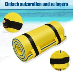 Wassermatte Schwimmmatte Wasserbett Wassermatratze Schwimminsel 60kg Tragkraft 210 x 66cm