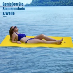 Wassermatte Schwimmmatte Wasserbett Wassermatratze Schwimminsel 60kg Tragkraft 210 x 66cm