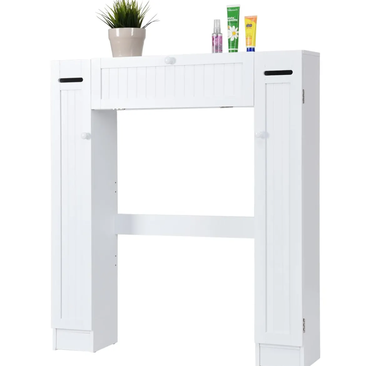 WC Toilette Überbauschrank Badregal