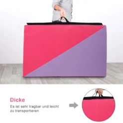 Weichbodenmatte Gymnastikmatte Yoga Turnmatte Klappmatte 4 x Klappbar Fitness 300x120x5cm