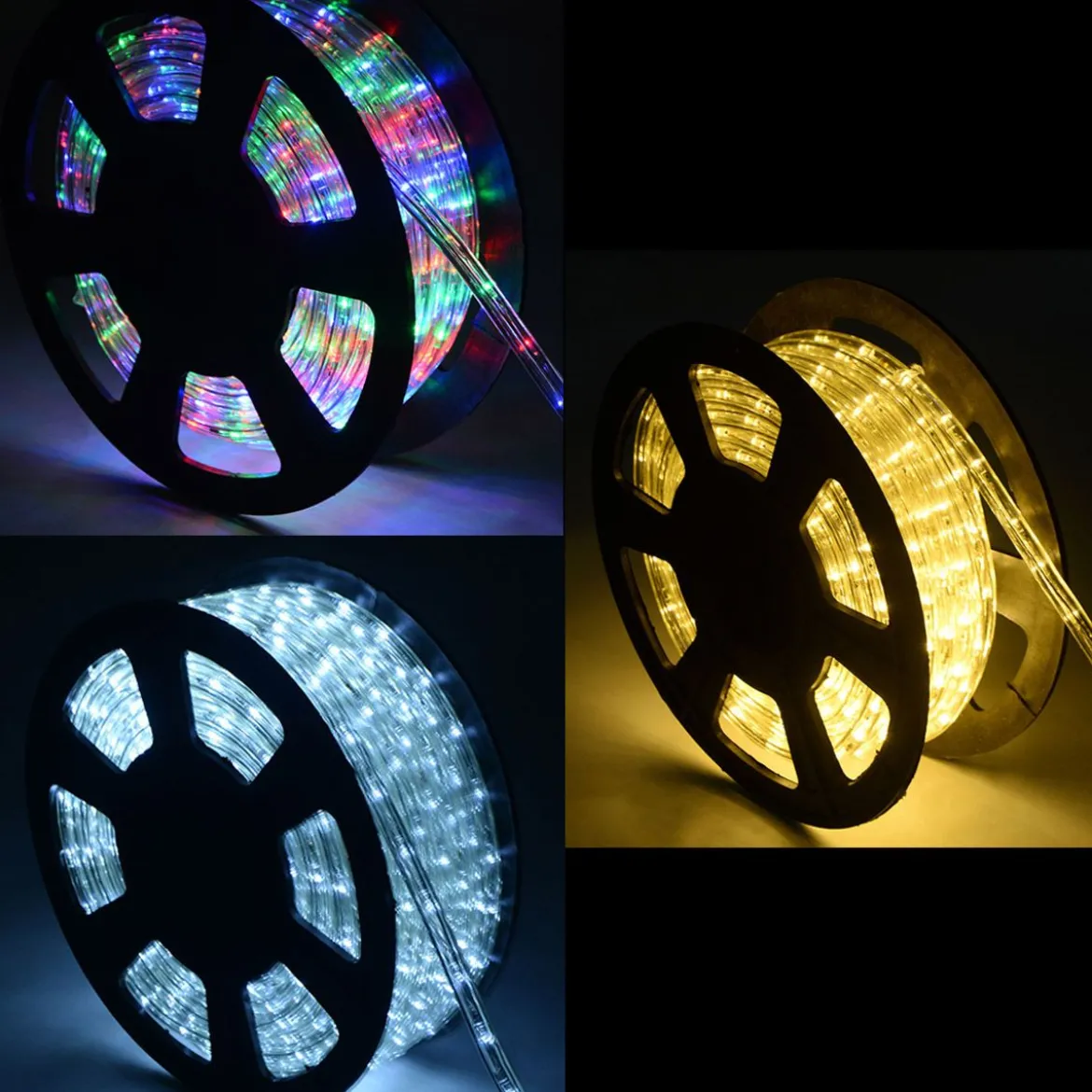 Weihnachtsbeleuchtung 30M Lichterschlauch Lichterkette für Außen und Innen mit 1080 LEDs