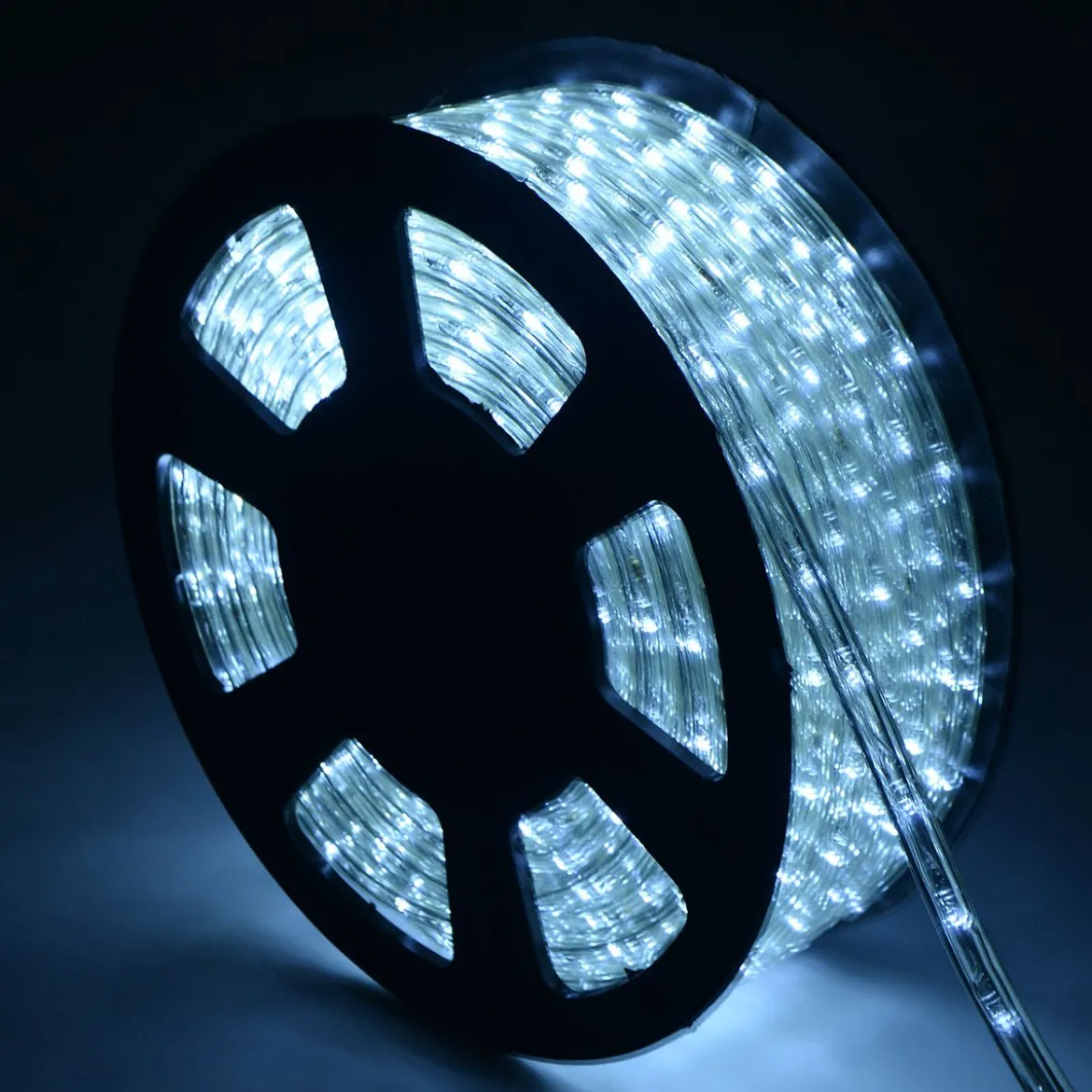 Weihnachtsbeleuchtung 10 M Lichterschlauch Lichterkette für Außen und Innen mit 360 LEDs