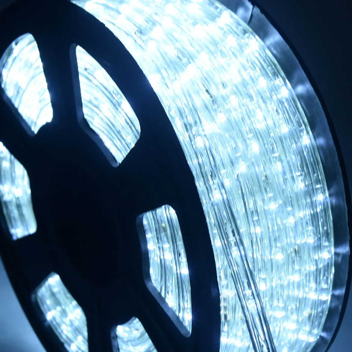 Weihnachtsbeleuchtung 10 M Lichterschlauch Lichterkette für Außen und Innen mit 360 LEDs