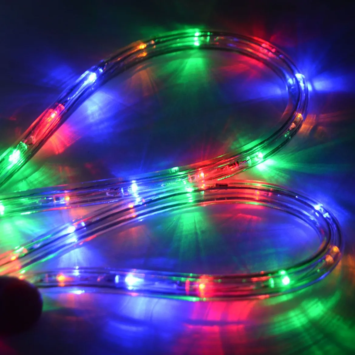 Weihnachtsbeleuchtung 10 M Lichterschlauch Lichterkette für Außen und Innen mit 360 LEDs