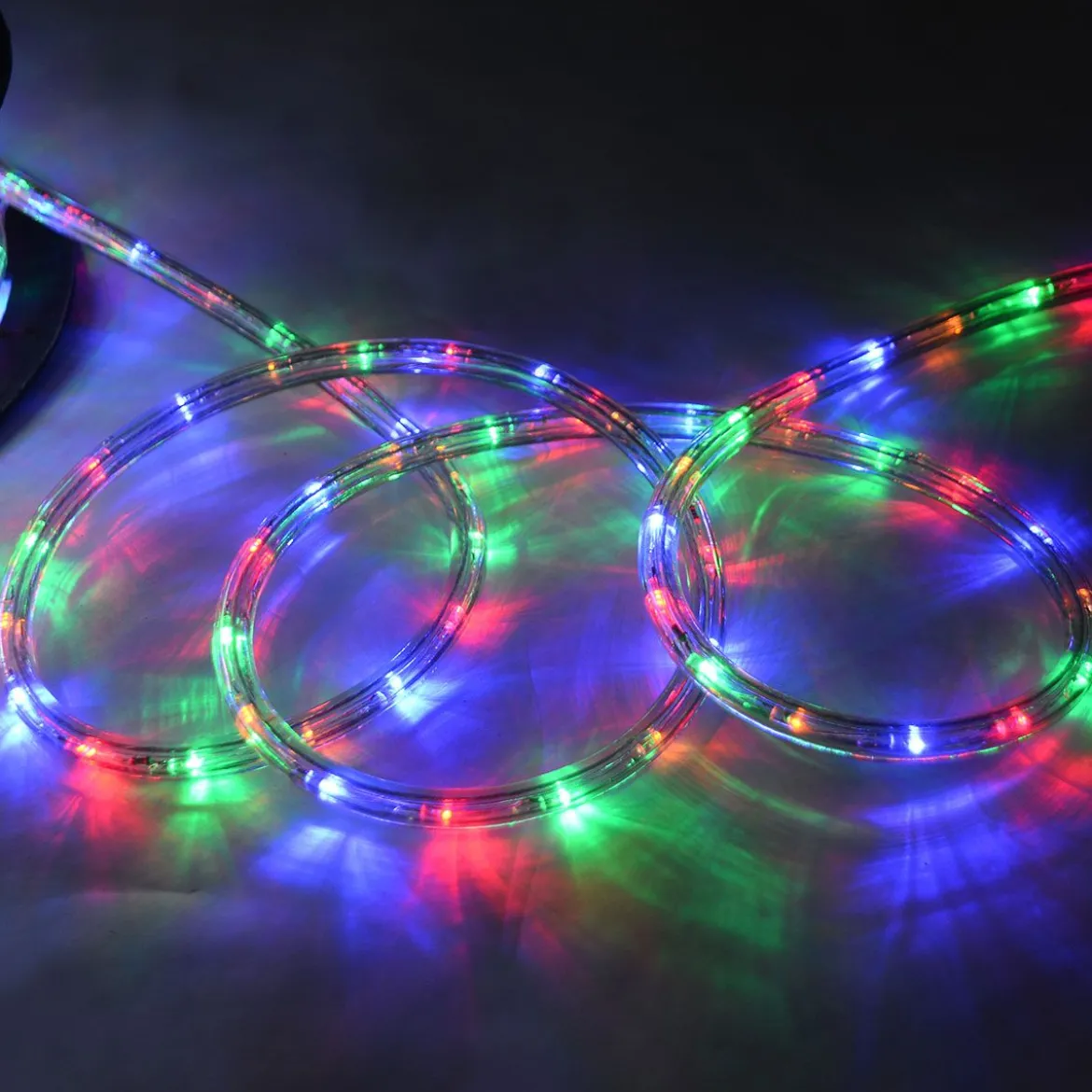 Weihnachtsbeleuchtung 10 M Lichterschlauch Lichterkette für Außen und Innen mit 360 LEDs