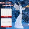Weihnachtsengel beleuchtet groß Weihnachtsdeko mit 100 LED-Lichtern