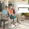 Wetterfestes Gartenbank 3-Sitzer Sitzbank Balkonbank ohne Lehne Terrassenbank Parkbank Schwarz
