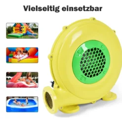 450W Gebläse Elektrischer Ventilator Luftgebläse für aufblasbare Spielzeuge