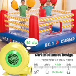 450W Gebläse Elektrischer Ventilator Luftgebläse für aufblasbare Spielzeuge