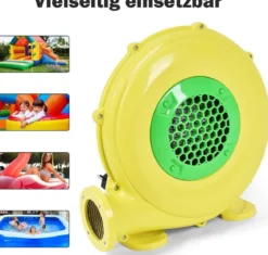 850W Gebläse Energieeffizientes Luftpumpe für Aufblasbare Spielzeuge Hüpfburg 42 x 24 x 42 cm
