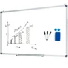Whiteboard Magnettafel Schreibttafel Wandtafel Memoboard mit Alurahmen (70x50 cm)