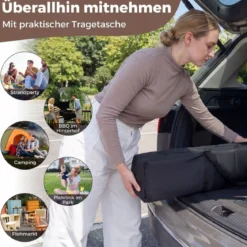 Winterfester Pavillon mit UV Schutz 50+ & Tasche Wasserdicht Faltpavillon Pop Up Pavillon Braun