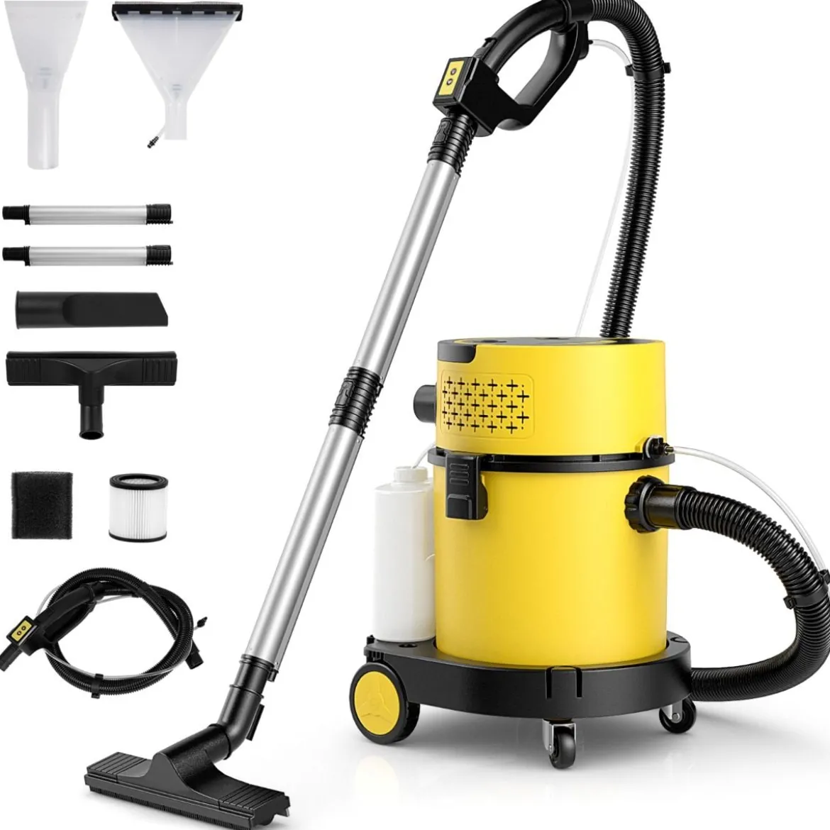 1200W Nass-Trockensauger Tragbare 4-in-1 Aschesauger mit 17 KPA Saugleistung