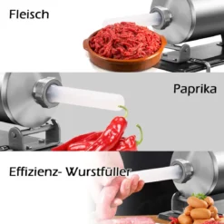 Wurstfüller Wurstmaschine Wurstfüllmaschine 4kg Wurstspritze Wurstpresse