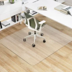 180 x 160 cm Bürostuhlunterlage Transparente PVC-Bodenschutzmatte Bodenschutzmatte