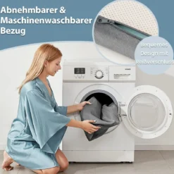 45 x 45 cm Große Memory-Schaum-Sitzkissen 5 cm Dicke Stuhlauflagen Grau