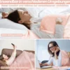 150 x 200 cm Heizdecke mit Abschaltautomatik & Timer & Überhitzungsschutz Wärmedecke Rosa