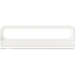 198 x 60 cm Klappbares Bettgitter mit Abnehmbarem Oxford-Bezug Bettschutzgitter Weiß