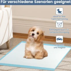 60 x 43 cm (300 Stück) 6-lagige auslaufsichere Haustierpads für Stubenreinheitstraining super absorbierend