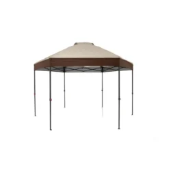 3,6 x 3,6m Pop Up Pavillon Wasserfester Gartenpavillon mit Verstellbarer Höhe Metallrahmen