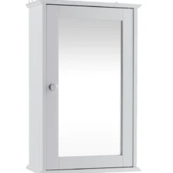 34 x 15 x 53 cm 2 Fächer Badschrank Spiegelschrank Hängeschrank